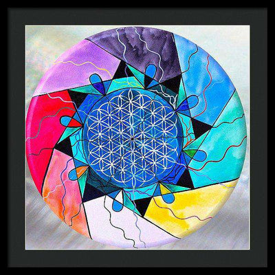 The Flower Of Life - Framed Print