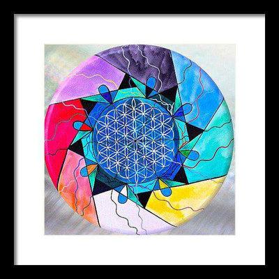 The Flower Of Life - Framed Print