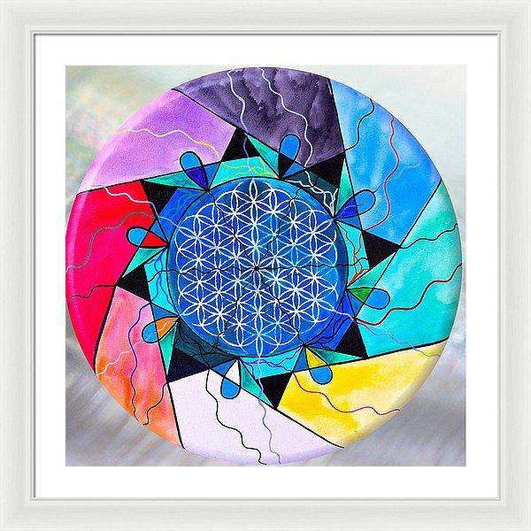 The Flower Of Life - Framed Print