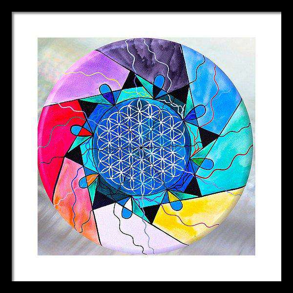 The Flower Of Life - Framed Print