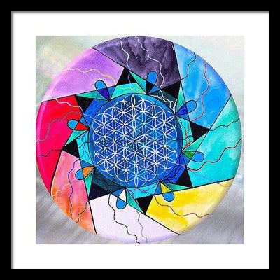 The Flower Of Life - Framed Print