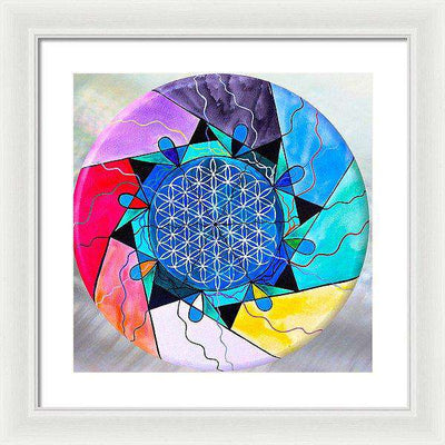 The Flower Of Life - Framed Print