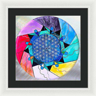 The Flower Of Life - Framed Print