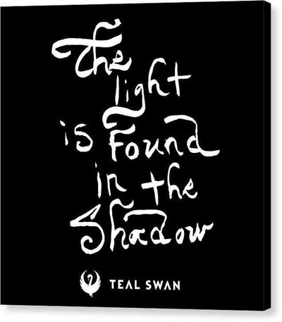 The Light Quote - Canvas Print