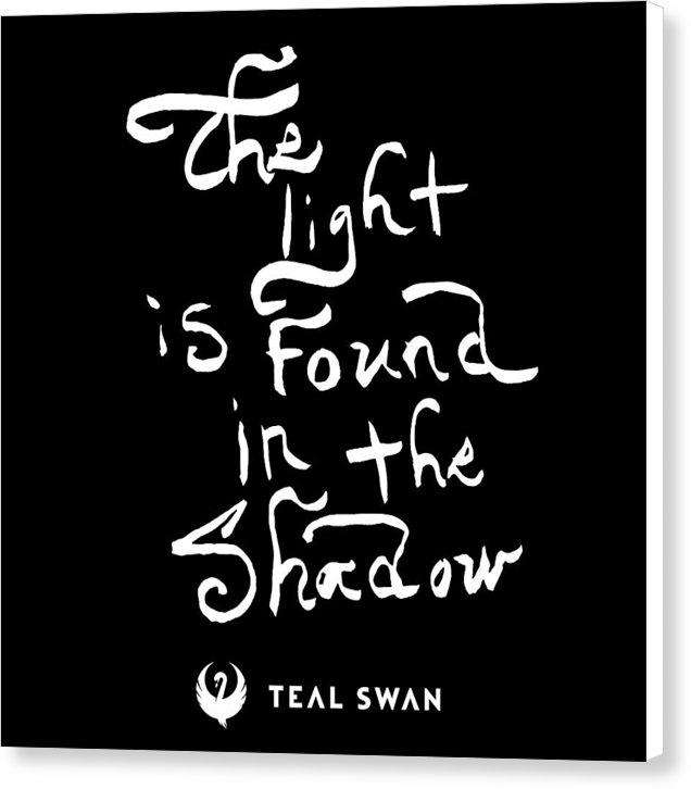 The Light Quote - Canvas Print