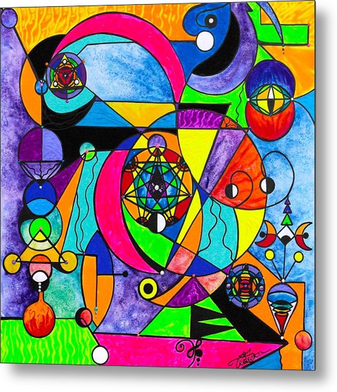 The Power Lattice - Metal Print