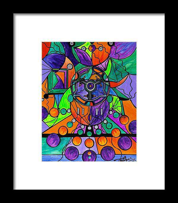 The Sheaf --Pleiadiaian Lightwork Model, - Framed Print
