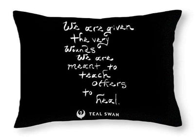 The Very Wounds Quote - Throw Pillow