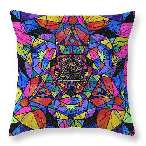 Triune Transformation - Throw Pillow