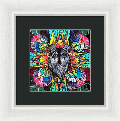 Wolf - Framed Print