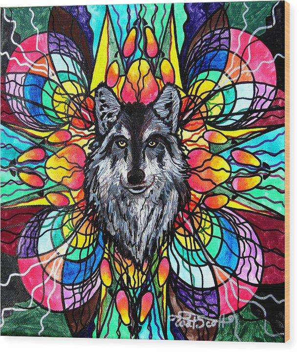Wolf - Wood Print