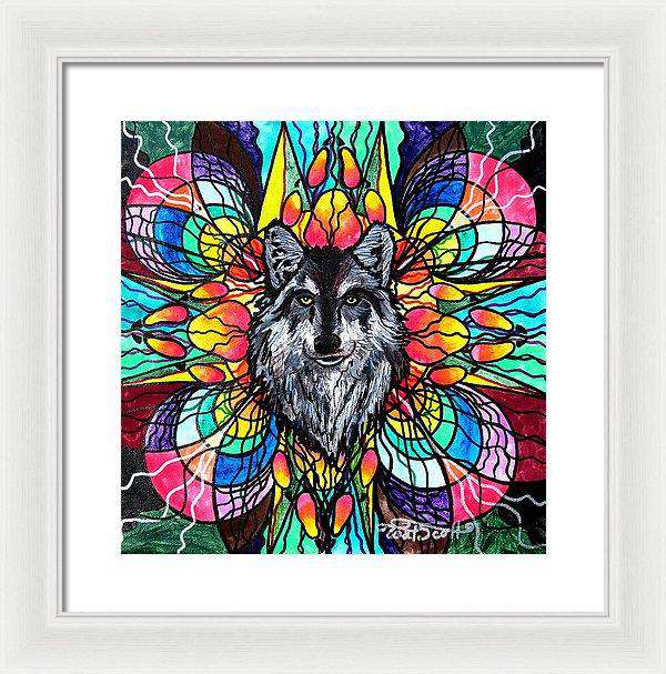 Wolf - Framed Print