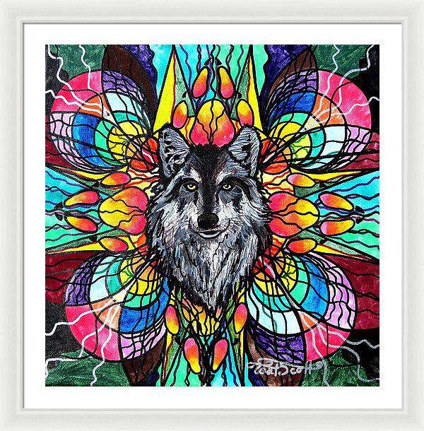 Wolf - Framed Print