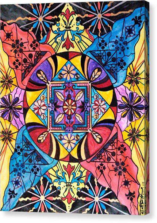 Světová hojnost - tisk na plátně