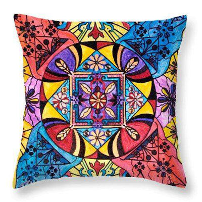 Worldly Abundance - Throw Pillow