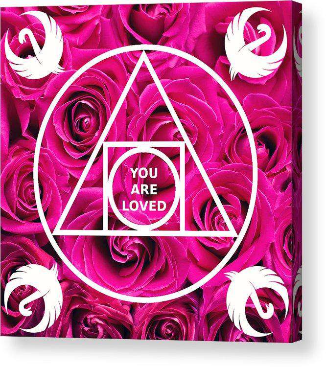 Jste milováni - Akrylový tisk